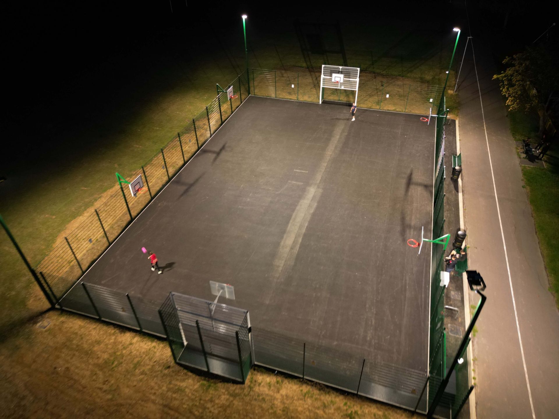 MUGA Floodlighting Installation at Buckhurt Crescent