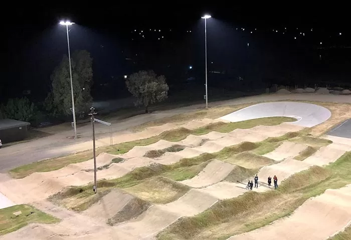 Shepparton BMX Track with New LED Floodlights